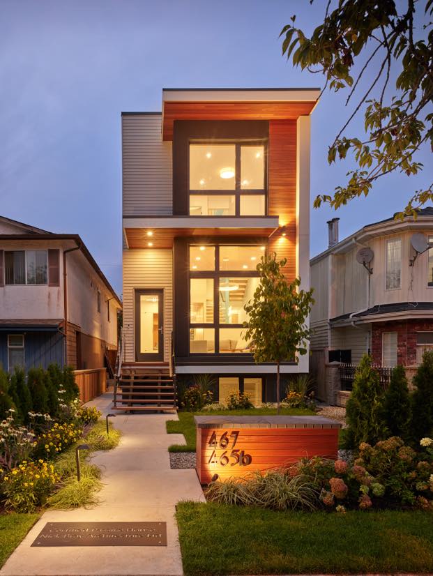 N B A designed high-performance and innovative home is an ultra-sustainable, Certified Passive House that has become an important part of Vancouver Architecture.